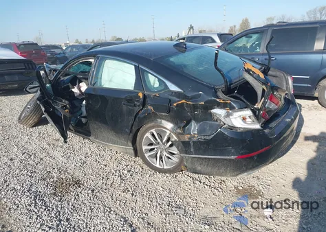 2019 Honda Accord Hybrid Ex-L from USA, damaged, VIN 1HGCV3F57KA012776